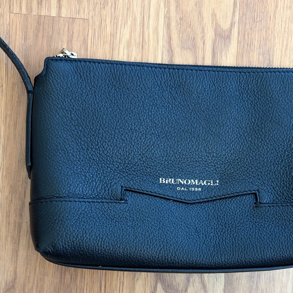 Bruno Magli Crossbody Bag Pebbled Leather